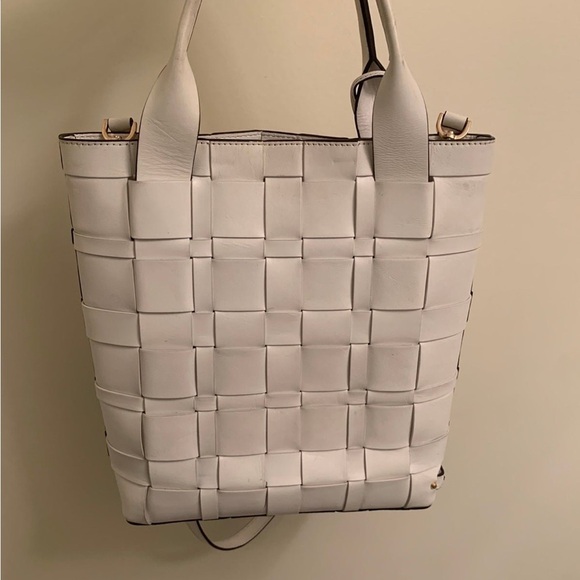 Michael kors Vivian white leather quilted purse RARE - Picture 4 of 13
